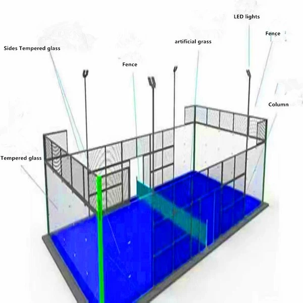 padel drawing